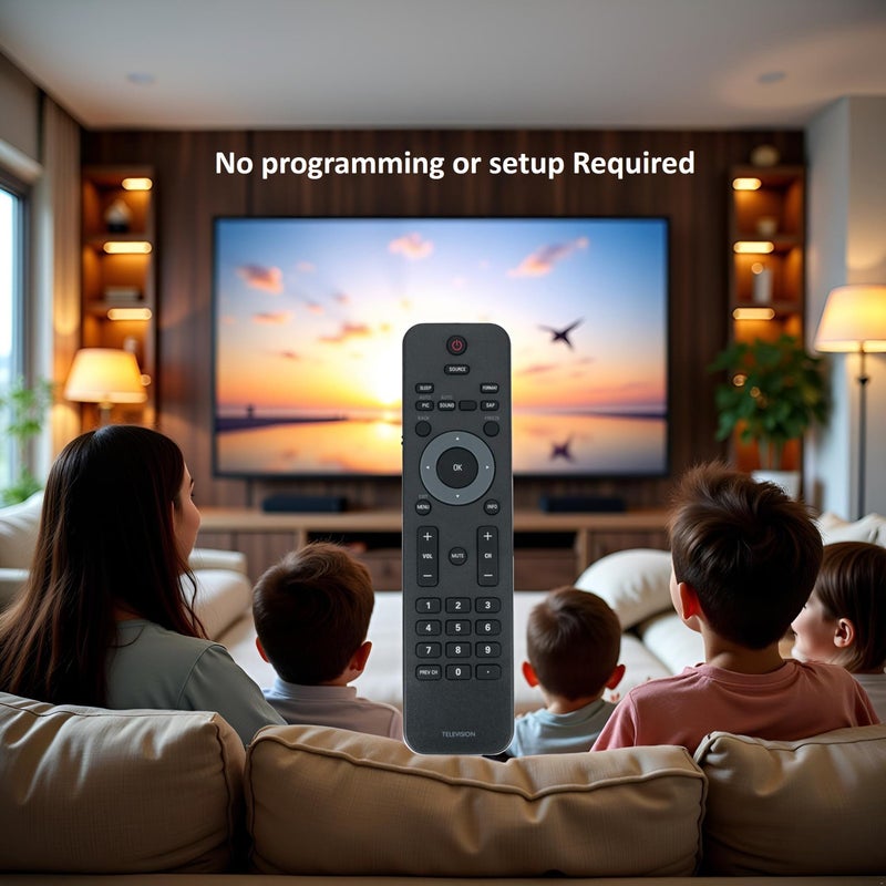 Elekpia Universal Remote Control Compatible for All Philips LCD LED TV - Not Setup Required - Image 3